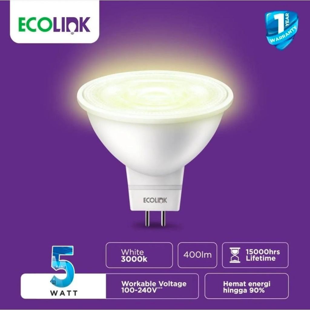 Lampu Philips Ecolink Mr 16 LED