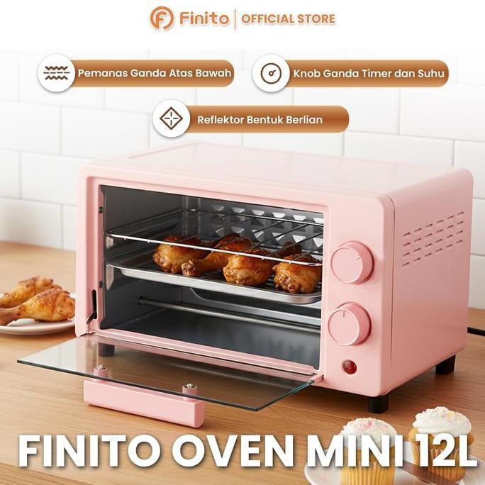 Finito OVEN KAPASITAS12 L - Low Watt 640 Watt Super Cantik Mesin Pemanas Makanan Serbaguna