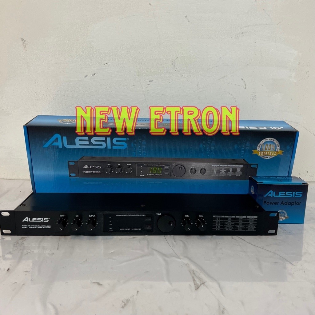 Effect Vokal Alesis Microverb 4 Made in USA Kuping Besi Original Efek Vocal Alesis
