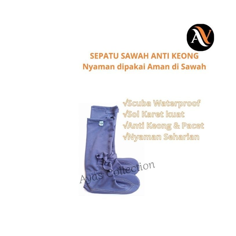 sepatu sawah anti keong anti lumpur