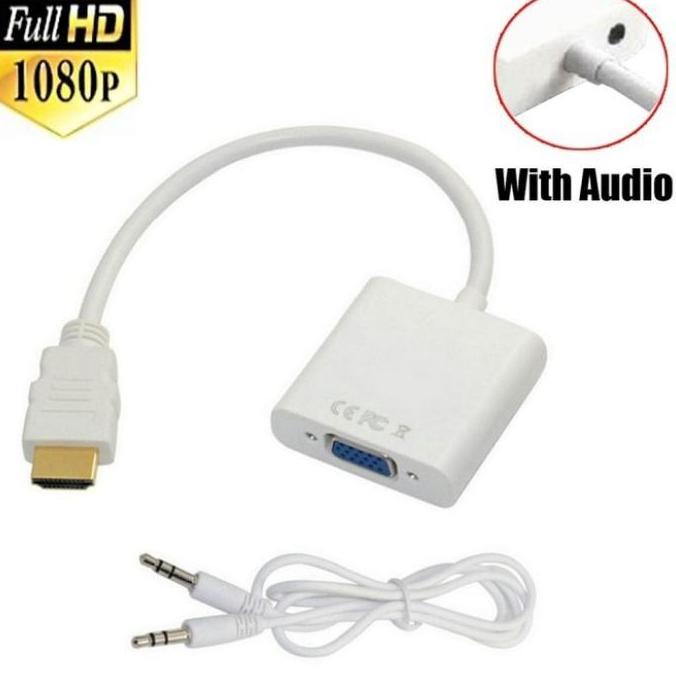 Converter Hdmi To Vga + Audio / Converter Hdmi To Vga With Audio