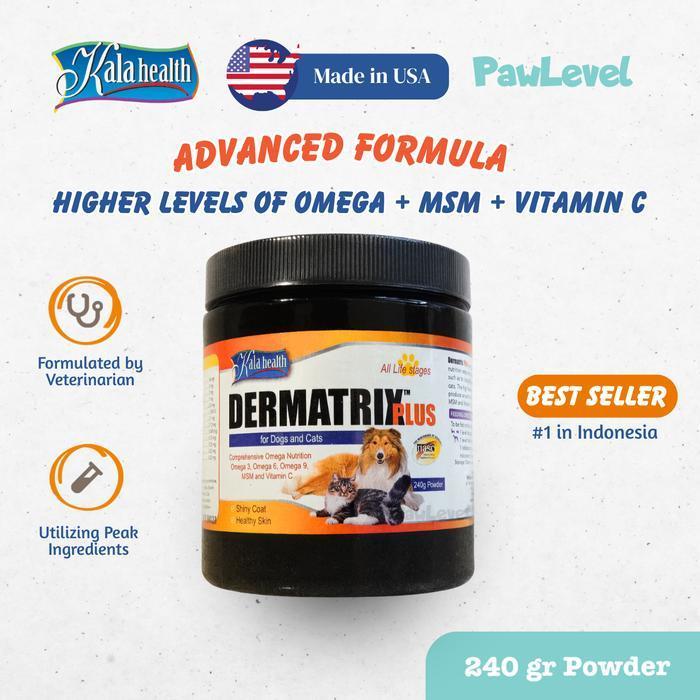 CASHBACK - Dermatrix Plus - Skin and Coat Supplement - Vitamin Bulu Kulit Anjing