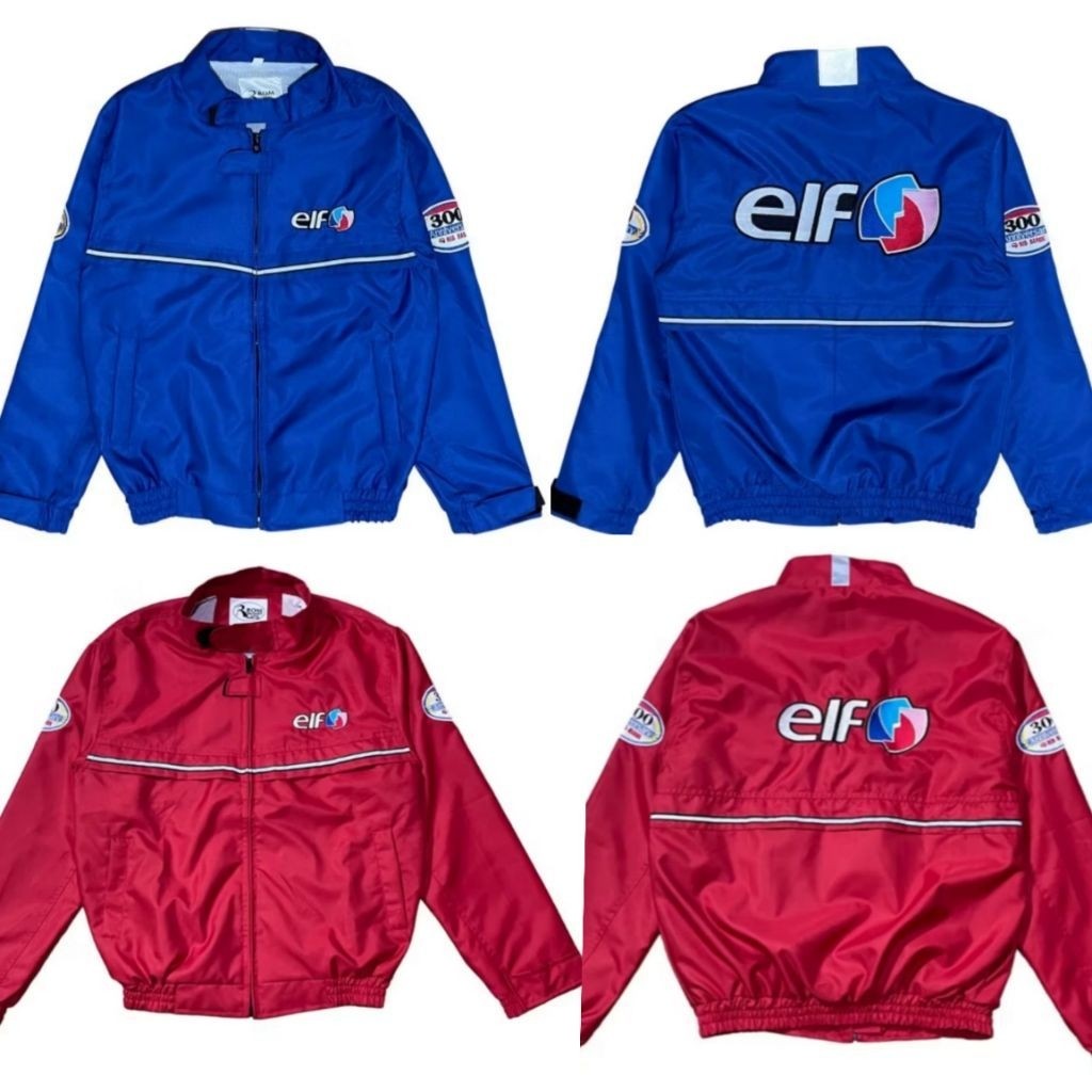 Jaket Elf Biru Baron 300 Anniversary Waterproof Jacket Motor