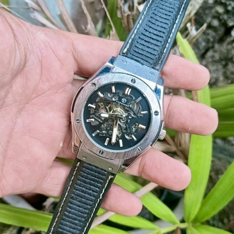 Jam Tangan Pria Forsining Skeleton Automatic