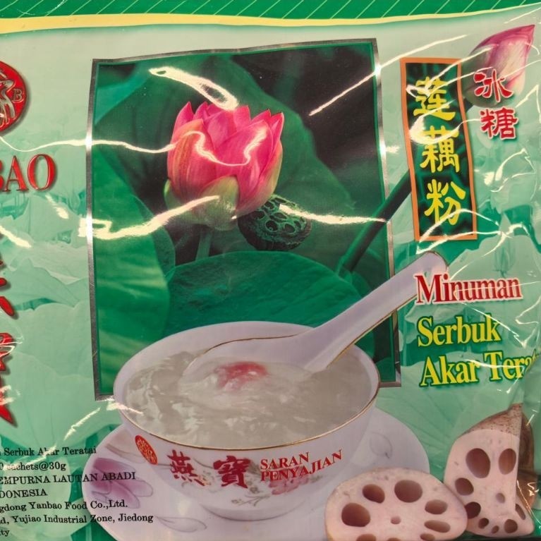 YAN BAO LOTUS ROOTS (BAG). MINUMAN SERBUK AKAR TERATAI.
