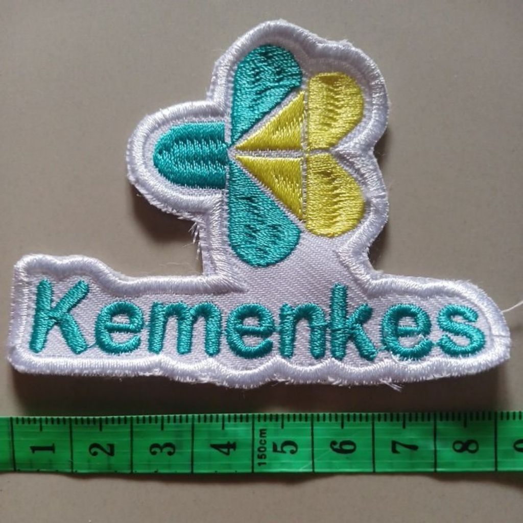 BADGE LOGO KEMENKES POLTEKKES MEDAN POLTEKKES ACEH BORDIR