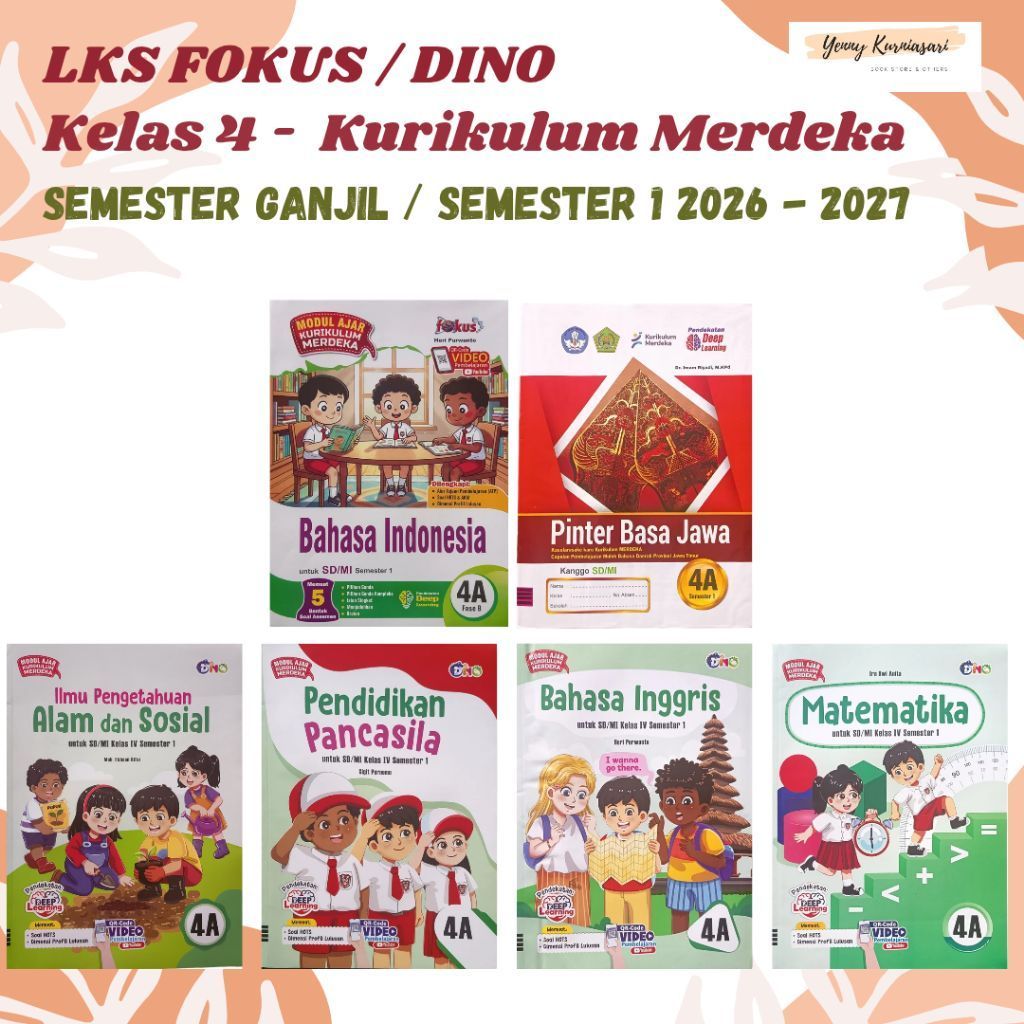 LKS Fokus Kurikulum Merdeka Kelas 4 SD