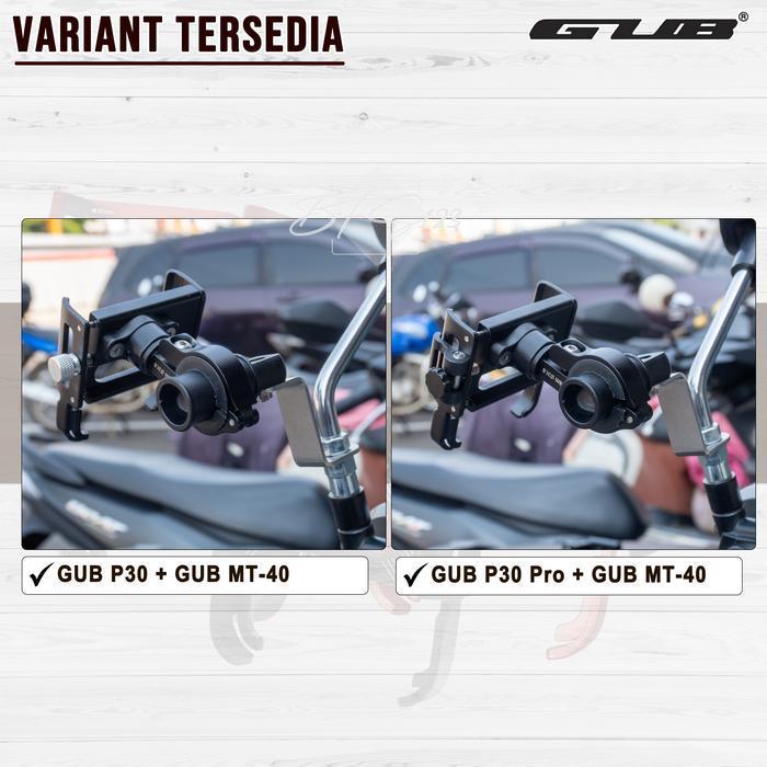 PROMO DISKON - Paket GUB P30 / GUB P30 PRO Holder Handphone + Bracket Spion GUB MT-40