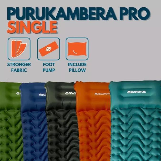 Bigadventure Purukambera Pro Single Matras Tiup matras angin camping