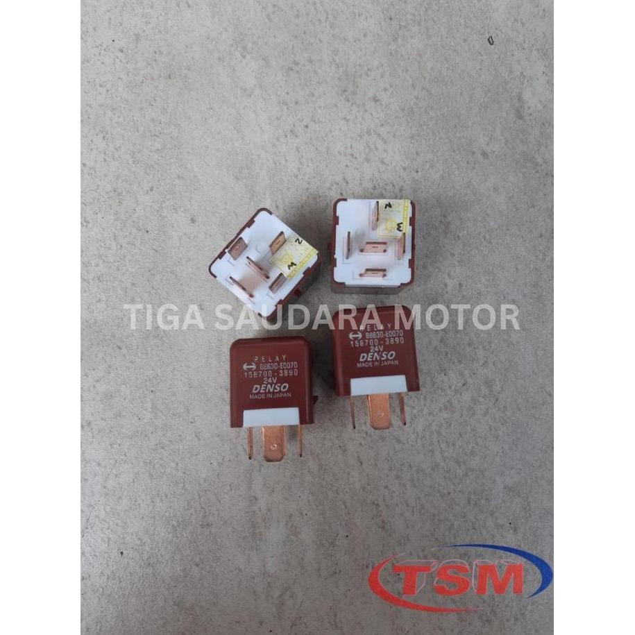 RELAY LAMPU BESAR DENSO 24V KAKI 5 156700-3890 HEMAT