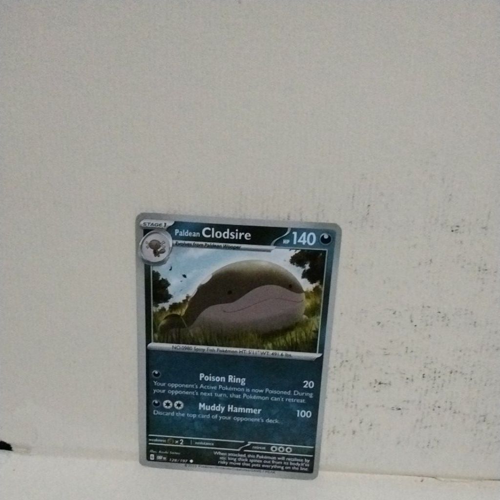 Paket Kartu Pokemon Paldean Clodsire