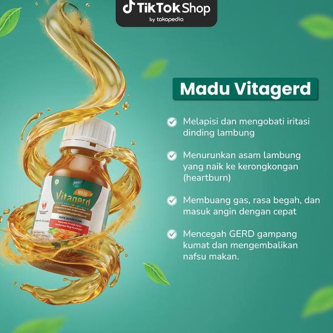Beautyhealth- Madu Vitagerd - Membantu Mengatasi Asam Lambung, Mual, Muntah Dan Gerd Anxiety (Cemas 