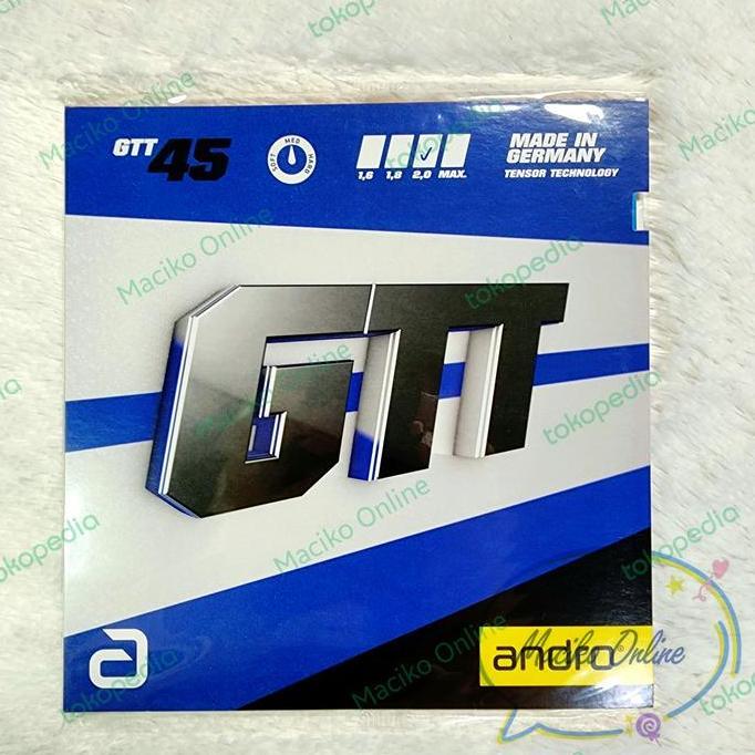 NEW Andro GTT 45 2.0 mm ~ Karet Pingpong Andro GTT45