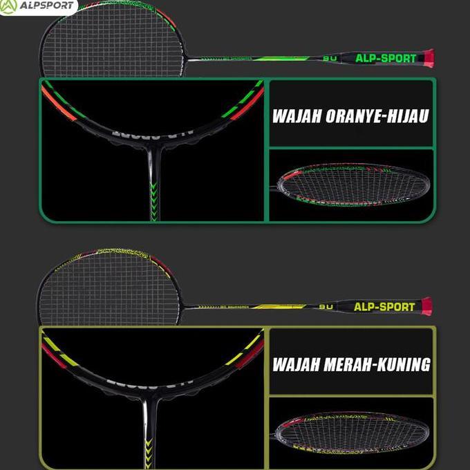 HILDA_SELLER61 - PENGIRIMAN LOKALCODALP SR RAKET BULU TANGKIS CARBON T1100 FAST REBOUND SHAFT 22-35L