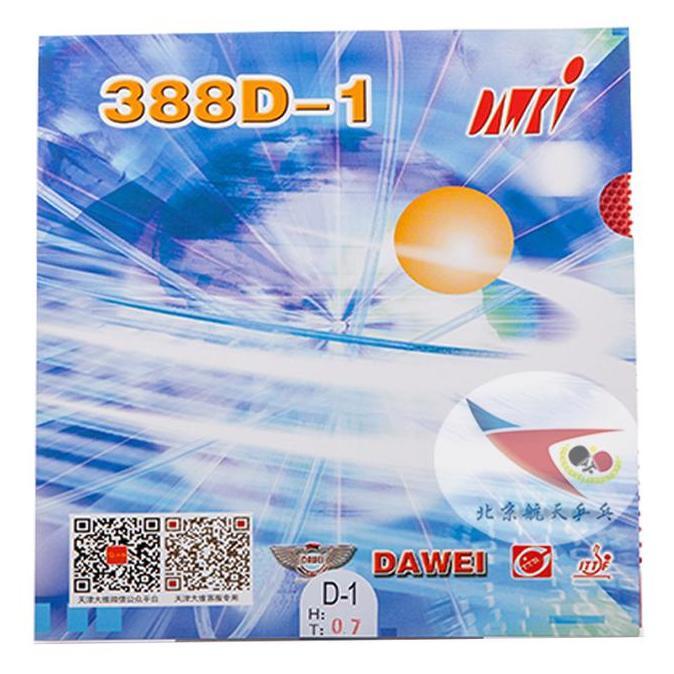 Karet Pingpong Bintik Panjang DAWEI 388 D1 D-1 Spons Original / Karet Tenis Meja Dawei 388 D-1 Spons