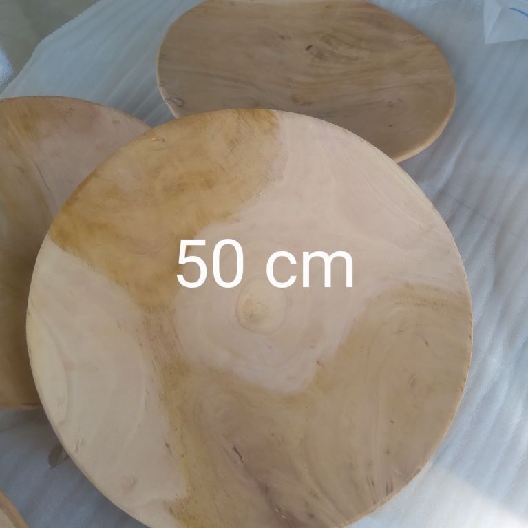 dulang emas akar kayu mahoni asli kuat dan tahan lama ukuran 50 cm