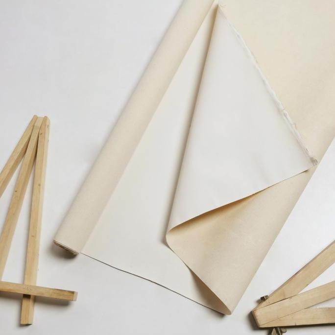 BEBAS ONGKIR - Canvas Bandung Roll Ukuran 1 meter 115 x 155cm - Kanvas Lukis Kain Gesso 4103XS Kanva