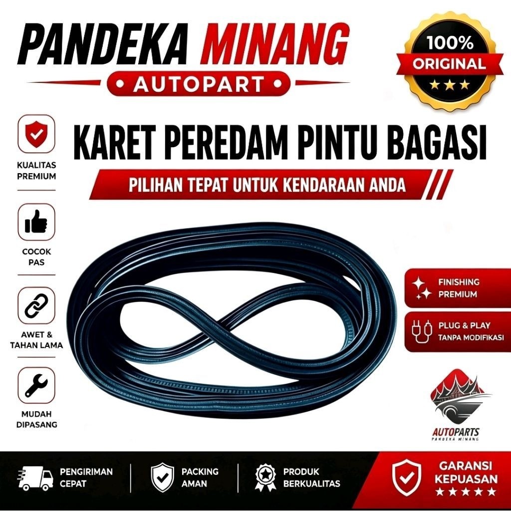 KARET PINTU BAGASI BELAKANG ISUZU ELF ORIGINAL