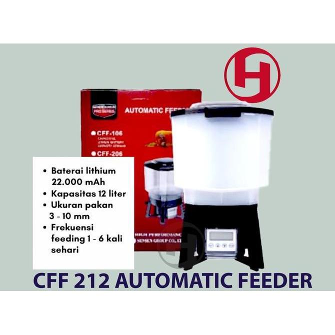 SUNSUN CFF 206 CFF 212 PEMBERI MAKAN IKAN OTOMATIS AUTOMATIC FEEDER ORIGINAL