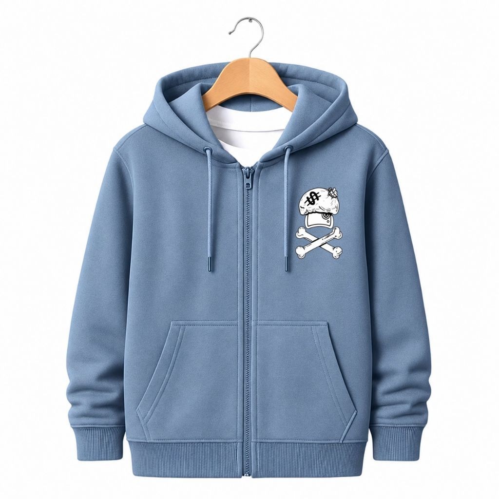 Jaket Hoodie Zipper Anak Laki-laki/Perempuan Umur 2-12 Tahun diery  Bahan Fleece Tebal Premium