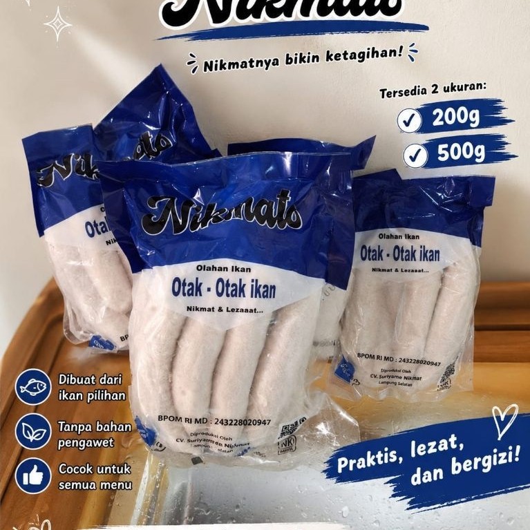 Otak Otak Ikan Nikmato 200g//1000g