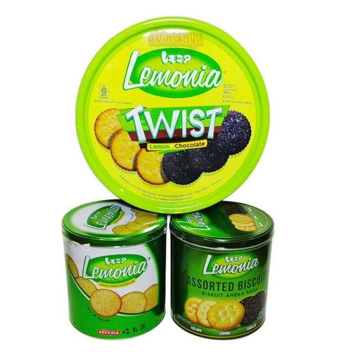 biskuit nissin lemonia kaleng 650 gram