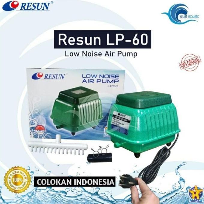 Aerator Resun Lp 60 Pompa Udara Oksigen Kolam (Bioflok)