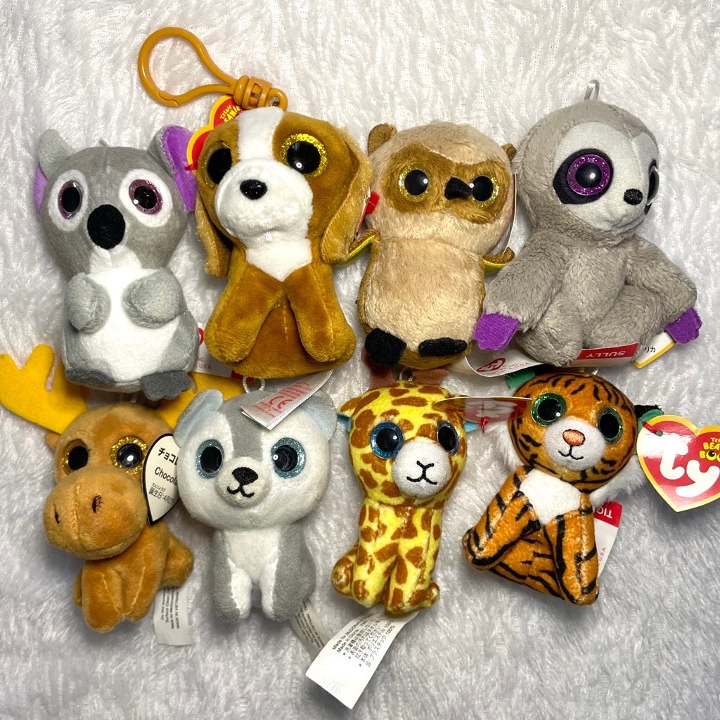 [BACA DESKRIPSI] TY keychain plushie / Gantungan kunci boneka TY / mini doll TY