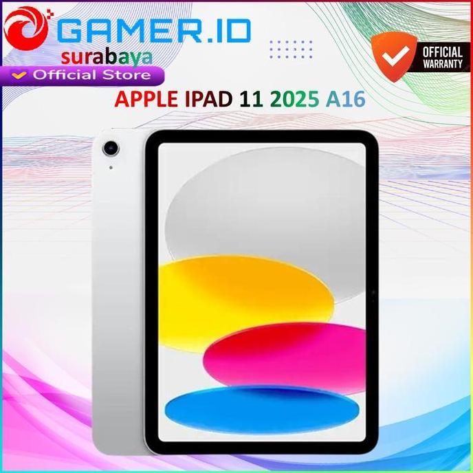 Apple IPAD 11 2025 A16 Storage 128 GB WIFI 11 Inch Garansi Resmi IBOX