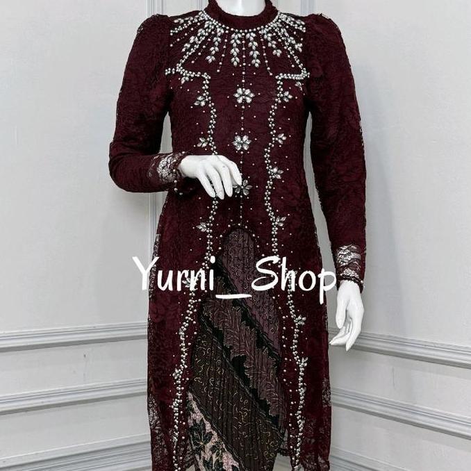 KEBAYA GLAMOR TUNIK GLAMOR PAYET MUTIARA TUNIK MEWAH KEBAYA TREN KEKINIAN 2026