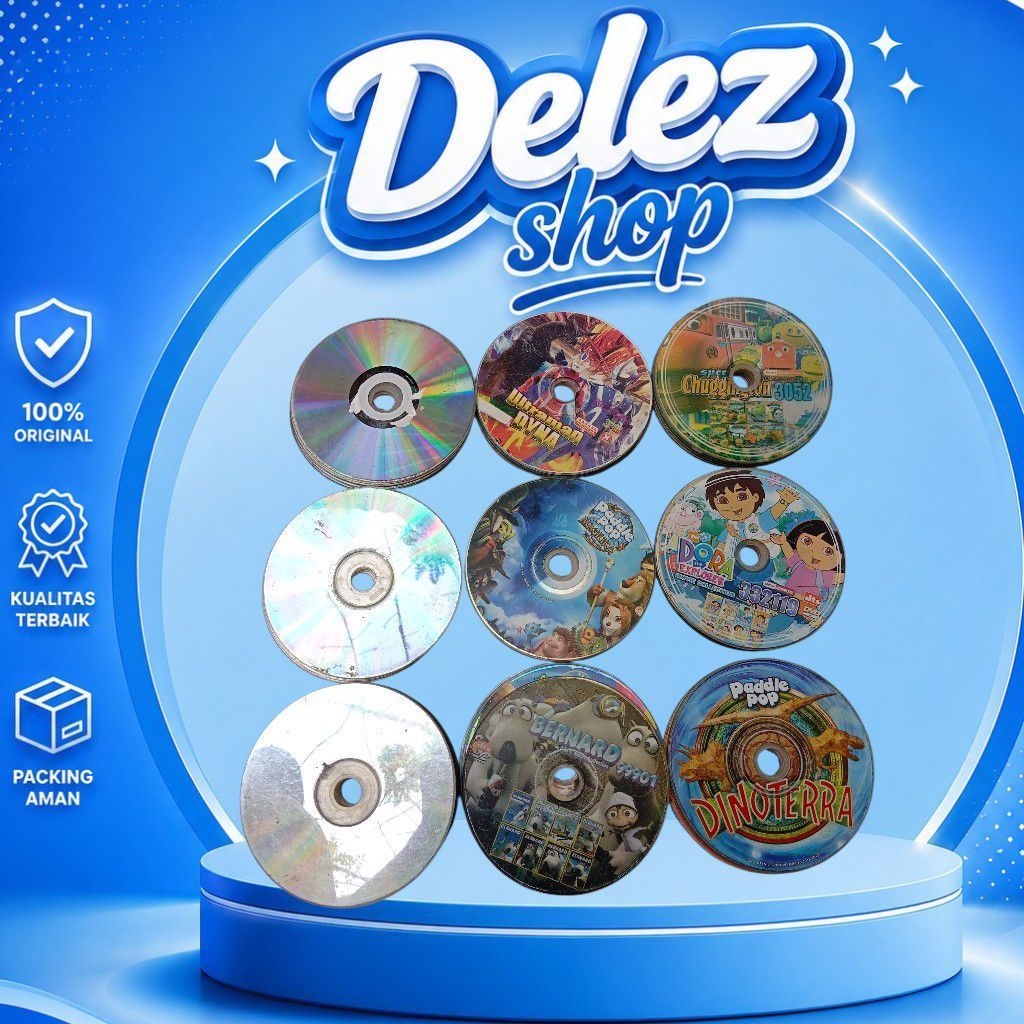 kaset CD DVD VCD bekas untuk bahan kerajian /DIY