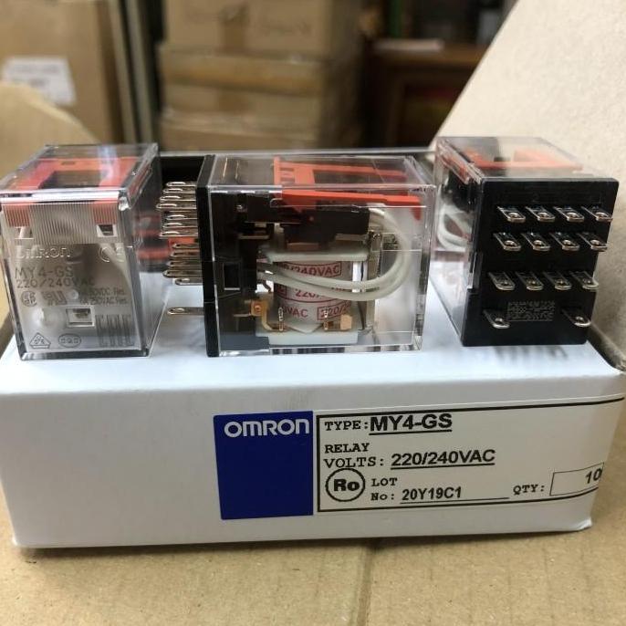 RELAY OMRON MY4-GS 220V OMRON RELAY OMRON ORIGINAL TERBARU