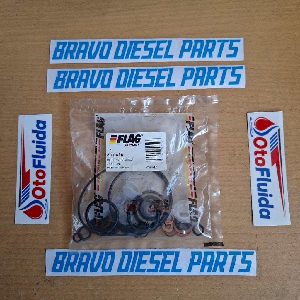 Gasket Seal Bospom Sil kit Bosch Pump FLAG Kijang Diesel, Taft GT, Delta, L300, Dyna Rino Bospom Rot