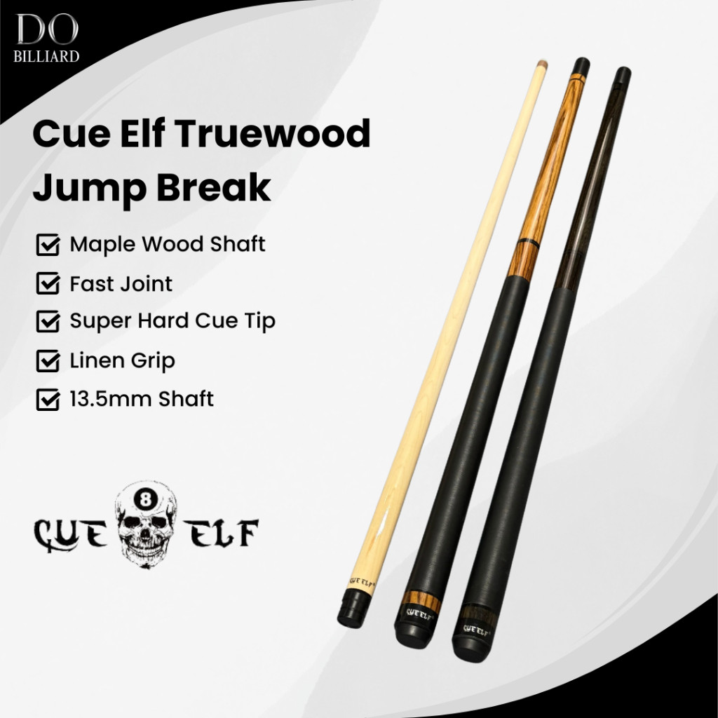 Stick Billiard CUE ELF TRUEWOOD Jump Break Cue / Stick Cue Elf Truewood Jump Break