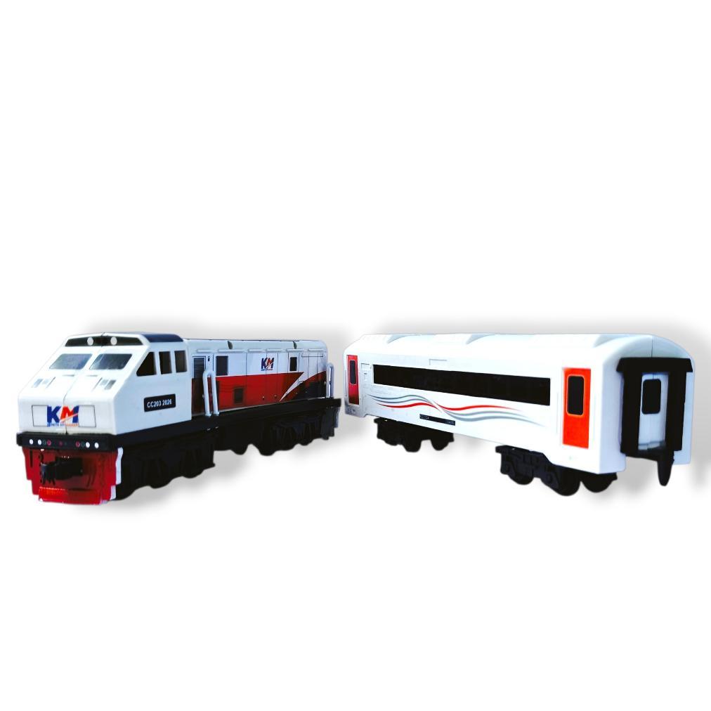 [SH] Mainan Kereta Api Miniatur Lokomotif Gerbong  CC203-KM02