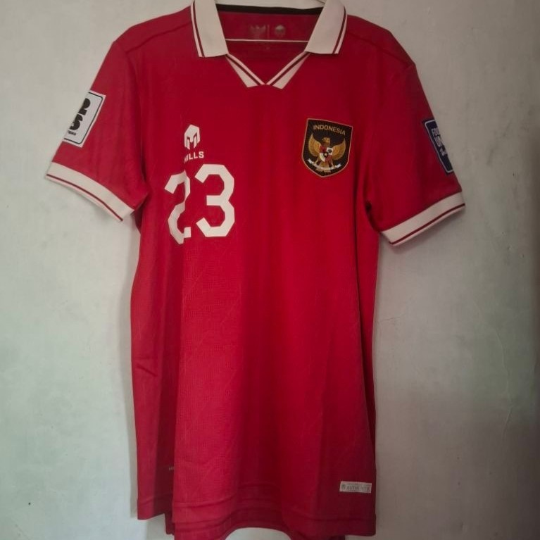 jersey mills timnas home ori