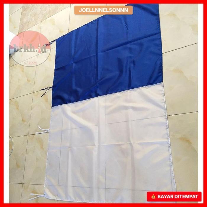 Bendera Biru Putih Pawai Persib Ukuran 150X100 Cm | Bendera Persib Bandung Pawai Besar