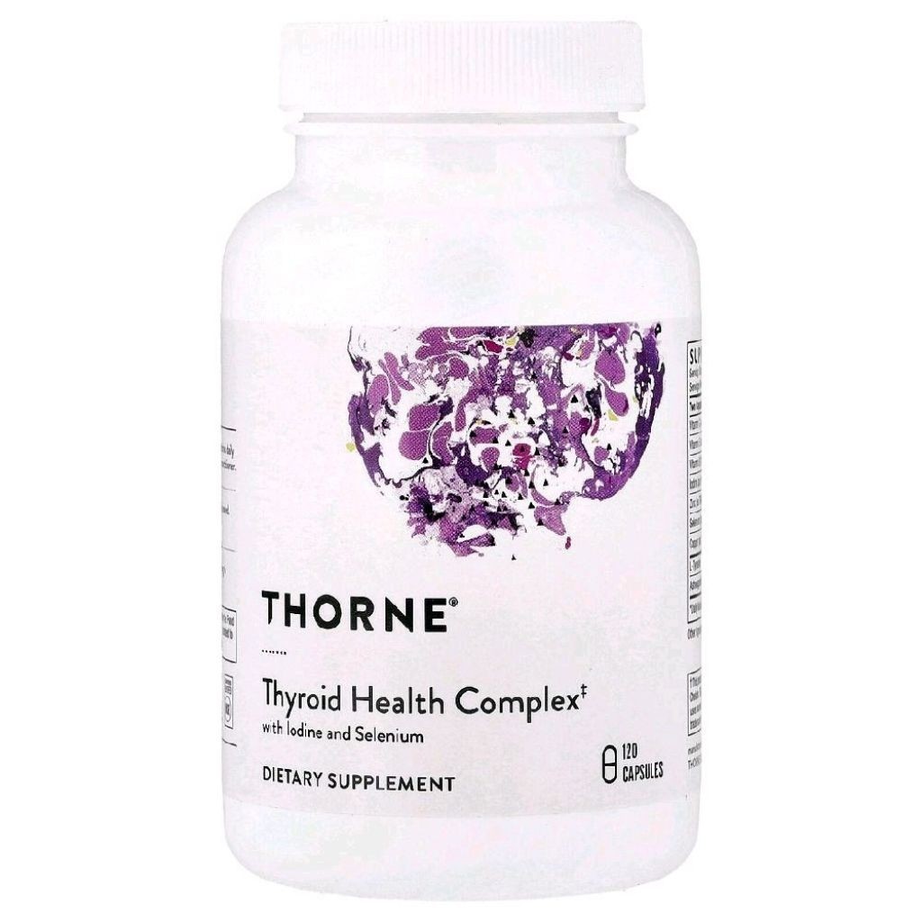 Thorne Thyroid Health Complex dengan Iodin dan Selenium 120 Capsules Exp. Date : Feb 2028