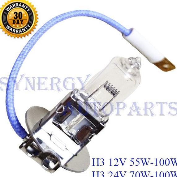 URCHILEST Bohlam Lampu Halogen H3 12V 55W 100W 24V 70W 100W - 10008686