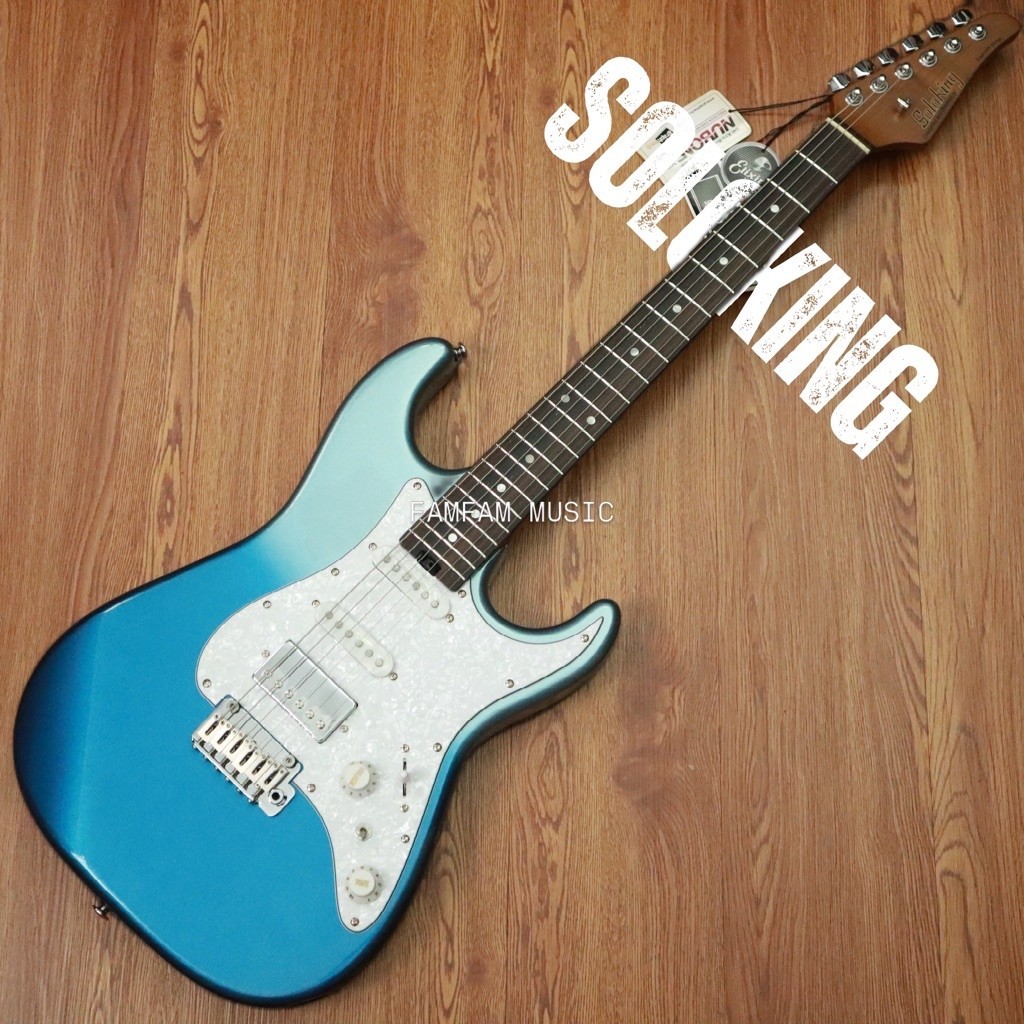 Soloking MS-11 Classic MKII with Rosewood FB in Lake Placid Blue