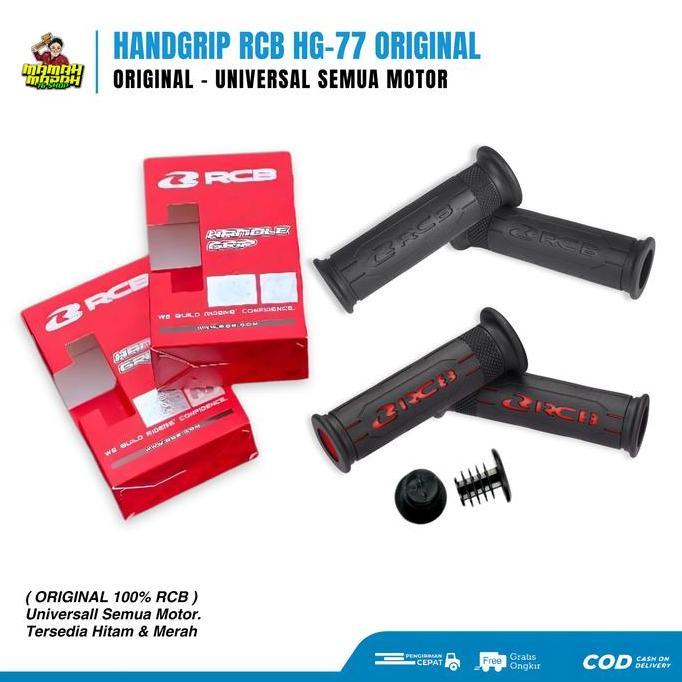 Promo Handgrip RCB Plus Jalu PCX Original Universal Vario Beat Scoopy Nmax Aerox Handlegrip RCB HG77