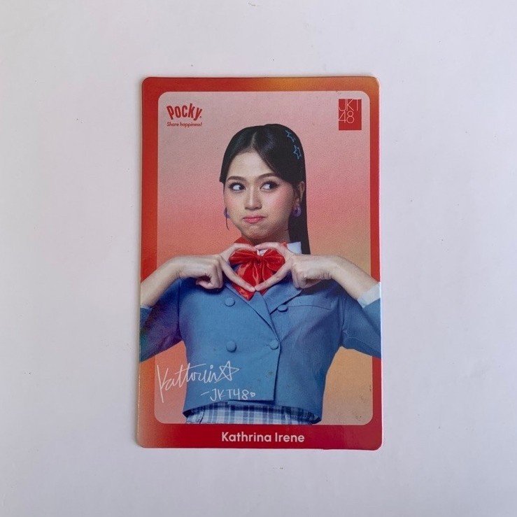 Photocard PC JKT48 Pocky - Kathrina