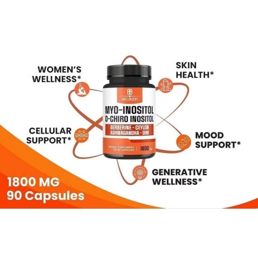 Welbuda Myo-Inositol & D-Chiro Inositol