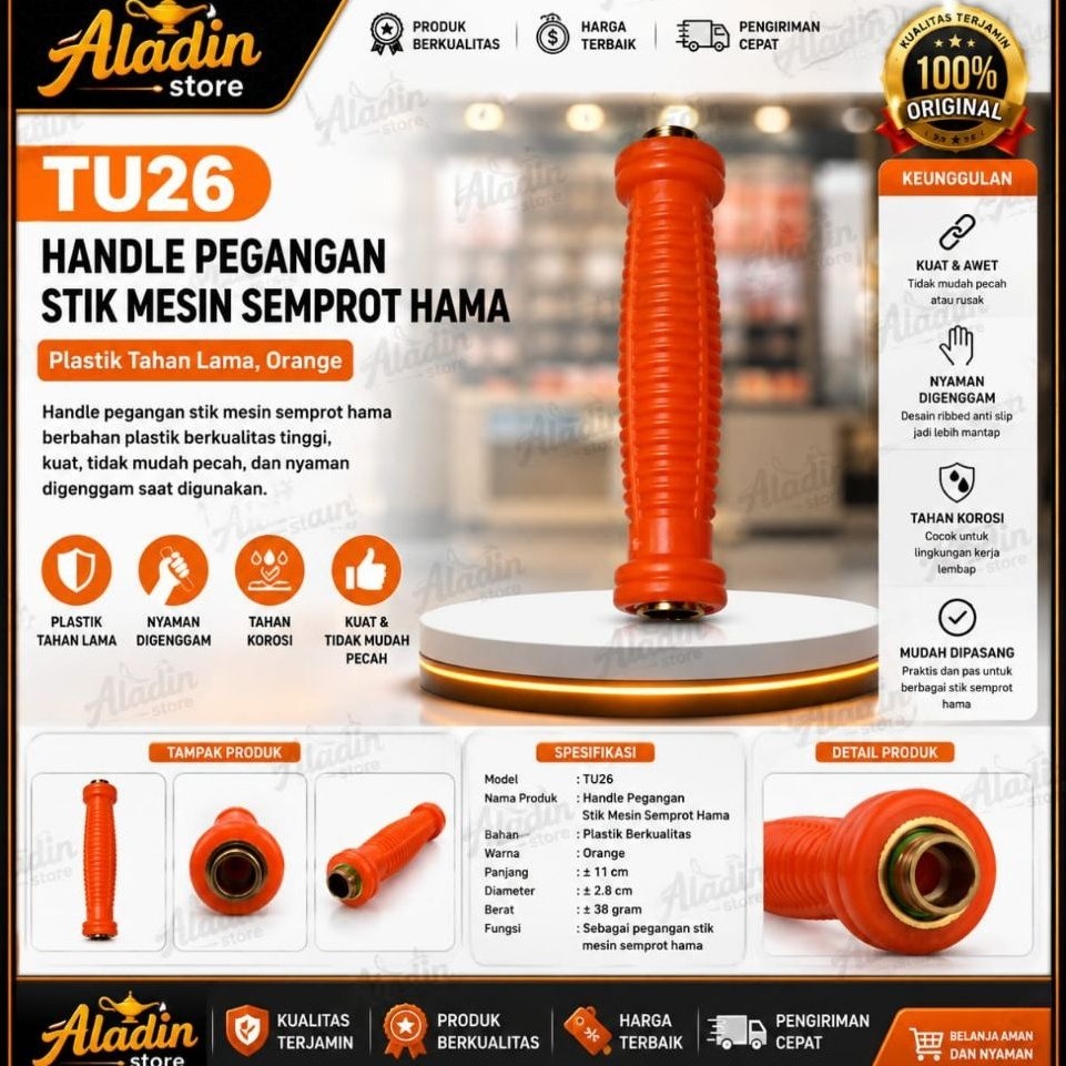 TU26 HANDLE PEGANGAN STIK MESIN SEMPROT HAMA