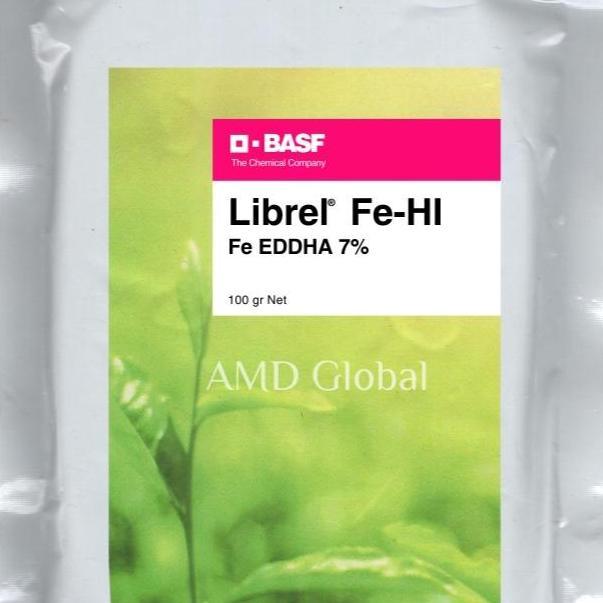 Promo Librel Fe Hi Pupuk Fe EDDHA 7% BASF Isi 100 Gram Diskon