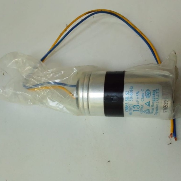 KAPASITOR MESIN CUCI ELECTROLUX TOP LOADING CYCLONIC CARE 8 KG MODEL EWT805WN (ORIGINAL COPOTAN)CBB6