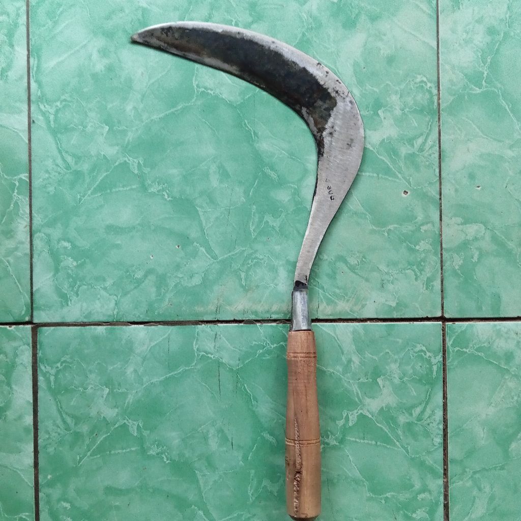 Sabit / Arit Baja model panjang untuk padi/rumput