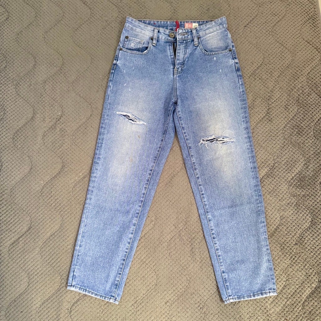 PRELOVED JEANS LOGO JEANS BOYFRIEND PRELOVED LOGO JEANS WAITA PRELOVED JEANS WANITA PRELOVED CELANA 