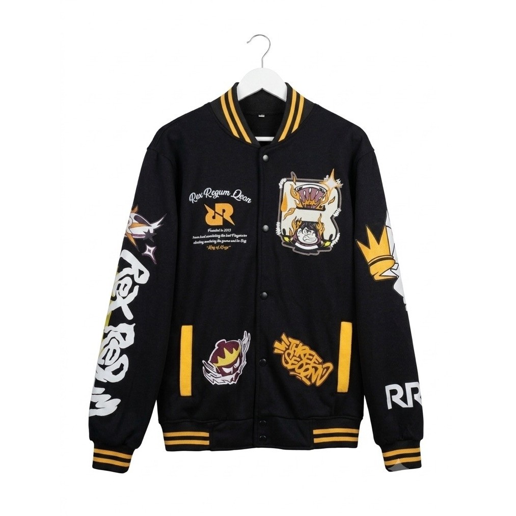Jaket Team Esport RRQ Varsity S13 MOBILE LEGEND BANG BANG
