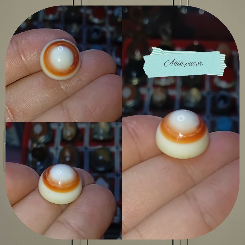 Batu Akik Puser Bumi Akik asli Natural Alam
